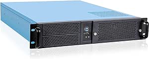 RackChoice 2U Rackmount Server Chassis 2x5.25   6x3.5 ATX/MATX Support ATX PSU with Either top or Side Cooling