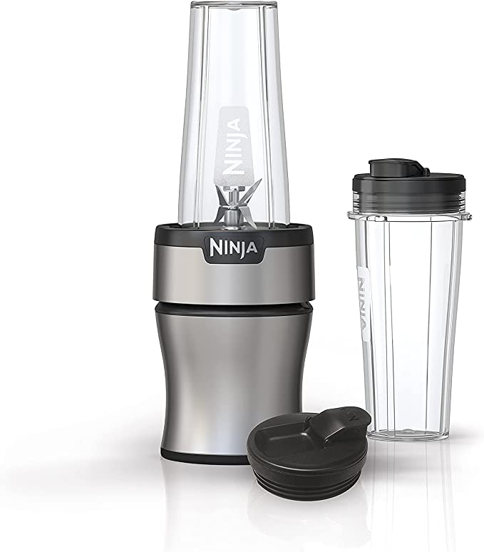 Ninja BN300C, Personal Nutri-Blender With Ice-Crushing Technology, Black/Silver, 750W