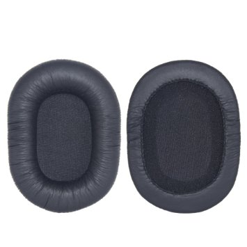 Bingle leather Ear Cushions Spare Replacement Ear Pads for Sony Headphone MDR-7506 MDR-V6 MDR-CD900ST (1Pair Black)