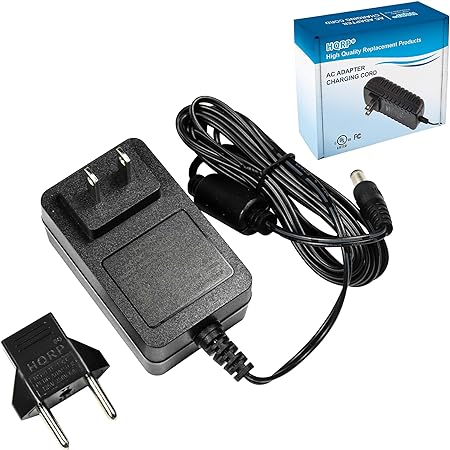 HQRP AC Adapter/Power Supply Compatible with Yamaha PSR-170 / PSR170 / PSR-172 / PSR172 Keyboards Replacement [UL Listed]   Euro Plug Adapter