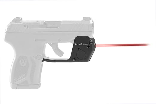 ArmaLaser TR39 Designed to fit Ruger LCP MAX Super-Bright Red Laser Sight with GripTouch Activation [Does NOT FIT LCP 1, 2, or MAX 9]
