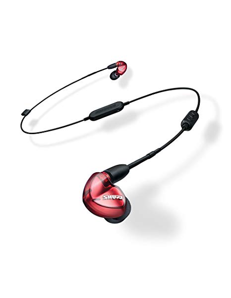 Shure SE535LTD BT1 Limited Edition Wireless Sound Isolating Earphones, Red