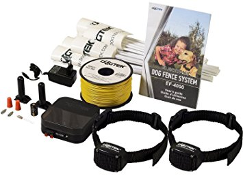 Electric Dog Fence - DOGTEK Underground Pet Containment System - Multiple Dogs - Multiple Wire Lengths