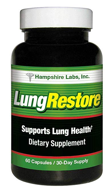 LungRestore | Respiratory Support Formula All-Natural Lung Supplement Addresses Breathing Issues Like Asthma, Allergy & Bronchitis Herbal Lung Cleanse Promotes Healthy Lungs |30 Day Supply