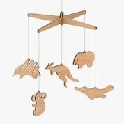 And Mobile Nursery Mobiles for Baby Room - Wooden Made in Australian from Sustainable Timber 100% Australian Made Real Wood