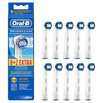 Oral-B Precision Clean Electric Toothbrush Replacement Head - 10 Refill Brushes