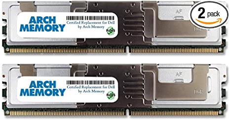 Arch Memory 16 GB (2 x 8 GB) Replacement for Dell DDR2 FB-DIMM 240-Pin Server RAM