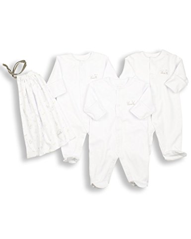 The Essential One Baby Pack Of 3 Footie Sleeper /Coveralls