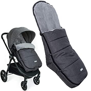 Orzbow Warm Bunting Bag Universal,Stroller Sleeping Bag Cold Weather,Waterproof Toddler Footmuff (Black)