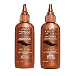 Cla Beautiful Collection Semi-Permanent Hair Color, 3oz (B18D Darkest Brown, 2pack)