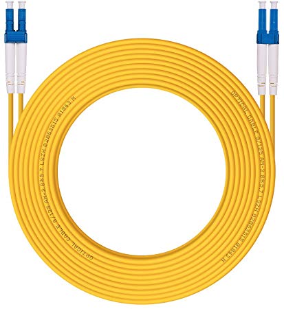 OS1/OS2 LC to LC Fiber Patch Cable 9/125 Singlemode Duplex, LSZH, 10-Meter(32.8ft)
