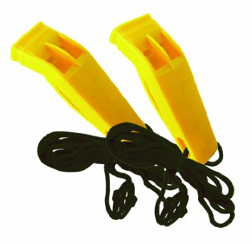 UST Marine Hear Me Whistle 2-Pack Yellow