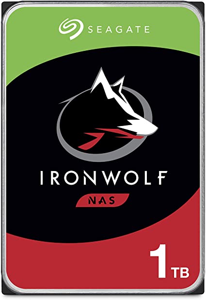 Seagate IronWolf 1TB NAS Internal Hard Drive HDD – CMR 3.5 Inch SATA 6Gb/s 5900 RPM 64MB Cache for RAID Network Attached Storage – Frustration Free Packaging (ST1000VN002), Model:ST1000VNZ02/VN002