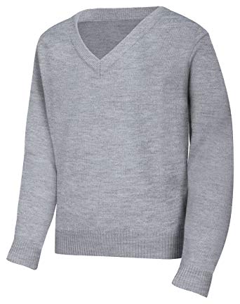 Classroom Men's Adult Unisex Long Sleeve V-Neck Sweater