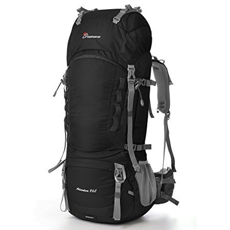 Mountaintop 75L-80L Internal Frame Backpack Hiking Backpack with Rain Cover