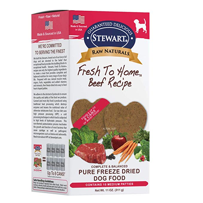 Stewart Raw Natural Freeze Dried Patties