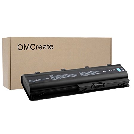 OMCreate Laptop Battery [with Samsung Cells] for High Performance Battery for HP G62, Fits MU06 MU09 593553-001 / 593554-001 / WD548AA / NBP6A175B1 Laptop [11.1V, 5200mAh]