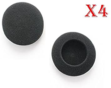 4 Pairs Replacement 1.2'' (30mm) Foam EarPad Cover Cushion for Senheiser Koss Sony Philips Headphones