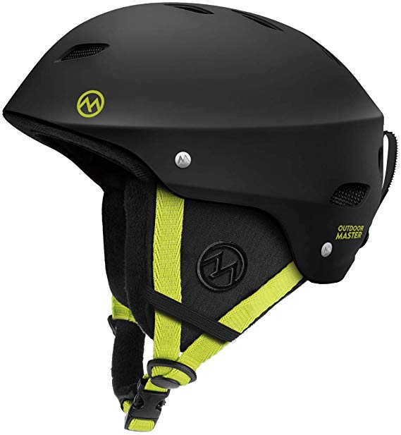 OutdoorMaster KELVIN Ski Helmet - with ASTM Certified Safety, 9 Options - for Men, Women & Youth