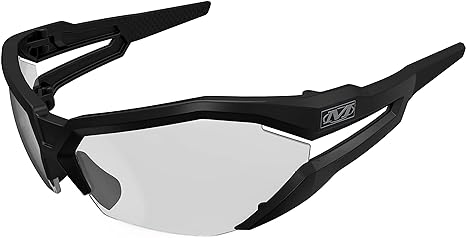 Mechanix Wear: Vision Type-V Safety Glasses with Advanced Anti Fog, Scratch Resistant, Half Framed Protective Eyewear, Lightweight Glasses with Adjustable Arms and Nose (Clear Lens)