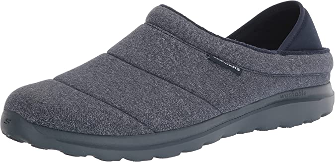 Skechers Men's Gowalk Lounge-Athletic Slipper House Shoe with Indoor Outdoor Air Cooled Foam