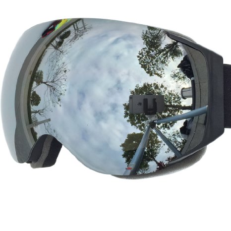 ZIONOR Lagopus X6 Spherical Frameless Ski Snowmobile Snowboard Skate Goggles with 100% UV400 Protection Anti-fog Dual Lens Goggles