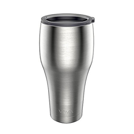 VAVA Stainless Steel Travel tumbler, 30oz Insulated Tumbler Double Walled Vacuum Insulation With Lid for 24 Hours Cold Retention