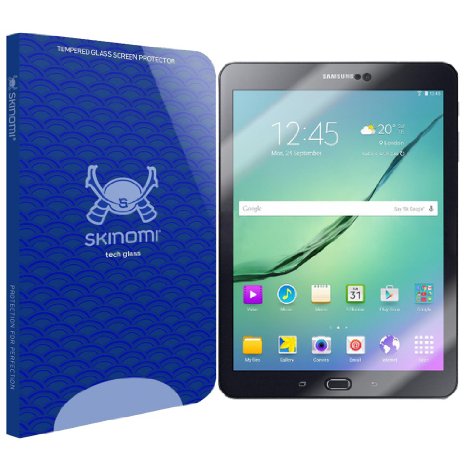 Samsung Galaxy Tab S2 8.0 Screen Protector, Skinomi® Tech Glass Screen Protector for Samsung Galaxy Tab S2 8.0 Clear HD and 9H Hardness Ballistic Tempered Glass Shield with Lifetime Warranty