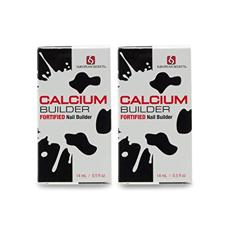 European Secrets 0.5 oz. Calcium Nail Builder, 2 Pack