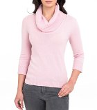 Wool Overs Womens Cashmere and Merino Cowl Neck Jumper