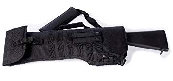 Ultimate Arms Gear Tactical Stealth Black Ambidextrous Molle AR15 AR-15 M4 M16 Rifle Scabbard Soft Protective Carry Case