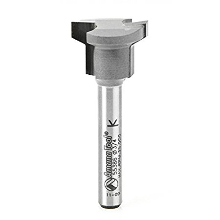 Amana Tool 55386 Carbide Tipped Drawer Lock 3/4 D x 1/2 CH x 1/4 Inch SHK Router Bit