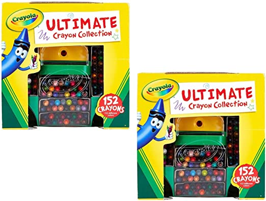 Ultimate Crayon Collection Coloring Set, Gift Age 3  - 152 Count (Pack of 2)