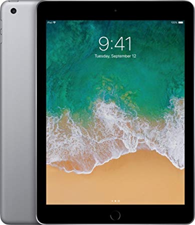 New 2017 Model Apple iPad 9.7-inch Retina Display with WIFI, 32GB, Touch ID (Space Gray) (Renewed)
