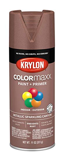 Krylon K05586007 COLORmaxx Spray Paint, Aerosol, Sparkling Canyon