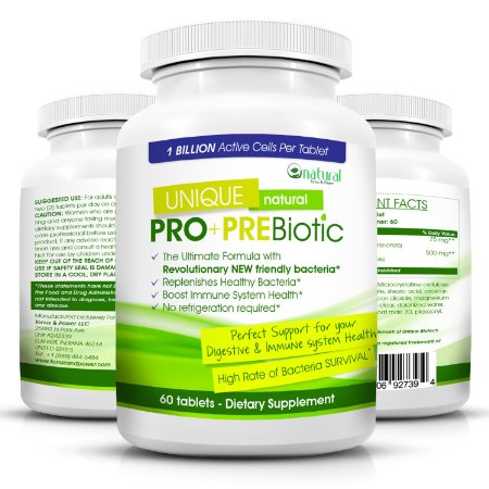 Synbiotics - Natural Prebiotics and Probiotics Supplement for Women and Man The Best Immune System Booster Pearls with Fiber for Digestive Health Advantage - Ultimate Nutrition Pills and Proactive Cleanser Support - Unique Gift for Your Digestive System and Intestinal Health