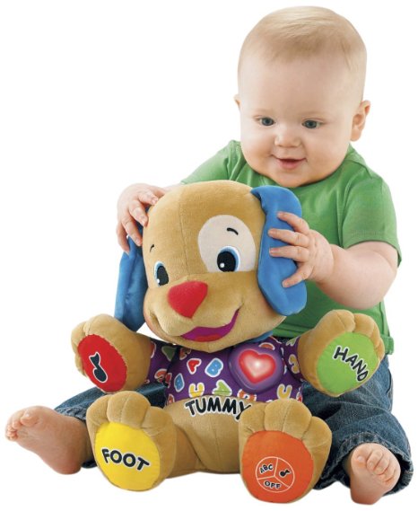 Fisher-Price Laugh and Learn Love to Play Puppy with Bonus CD