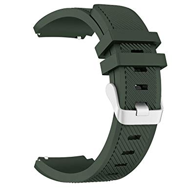 Gear S3 Frontier/Classic Watch Band, LNKOO Soft Silicone Replacement Sport Strap for Samsung Gear S3 Frontier/S3 Classic/Moto 360 2nd Gen 46mm Smart Watch