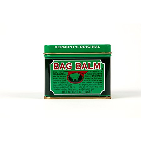 Vermont's Original Bag Balm Animal Ointment 8 Ounce Tin - For Animals and Cow Udders. For Chapped conditions and superficial abrasions