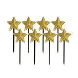 Star Picks gold Party Accessory  1 count 8Pkg