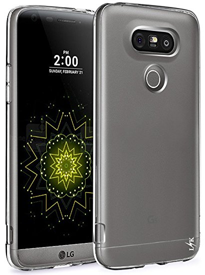 LG G5 Case, LK Ultra [Slim Thin] Scratch Resistant TPU Gel Rubber Soft Skin Silicone Protective Case Cover for LG G5 (Clear)