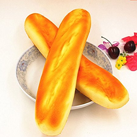 Eamall French Baguettes Squishy Charm Slow Rise Keyboard Hand Pillow