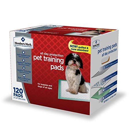 Member's Mark Pet Training Pads 120 ct