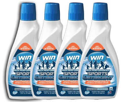 WIN Sports Detergent (4 Bottles, Blue)