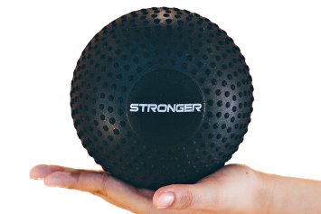 Stronger 5" Foam Massage Ball - High Grade Density - Ideal For Tight Muscles and Recovery - Includes Free Carry Bag