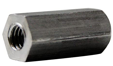 Small Parts 141208HFA Aluminum Female Threaded Hex Standoff, 1/4" Hex Size, 3/4" Length, 8-32 Thread Size (Pack of 25)