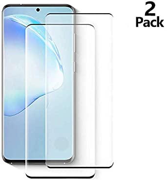 KOFOHO Screen Protector for the Samsung Galaxy S20 (2 Pack), Tempered-Glass Screen Protector [3D Curved Edges] [Full Screen Coverage] for the Samsung Galaxy S20 (2020)