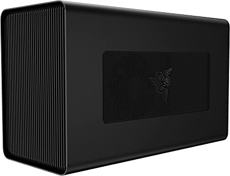 Razer Core X - Carcasa de tarjeta gráfica externa compatible con portátiles Mac y Windows 10 con conexión Thunderbolt 3 - Negro