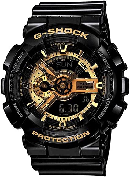 Casio G-Shock X-Large Skeleton Gold Dial GA110GB-1