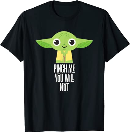 Star Wars Yoda Pinch Me You Will Not St. Patrick's Day T-Shirt